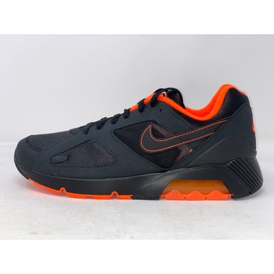 Nike Air Max 180 'Crimson Lava' Black Sneakers, Size 8.5 FJ9259-002 BNIB