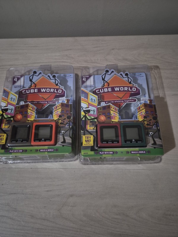 2- Radica Cube World Series 4 Slugger & Kicks,Grinder & Slam Full Set Rare! NEW