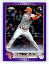 2022 Topps Chrome Update #USC9 Jason Krizan Purple Refractor