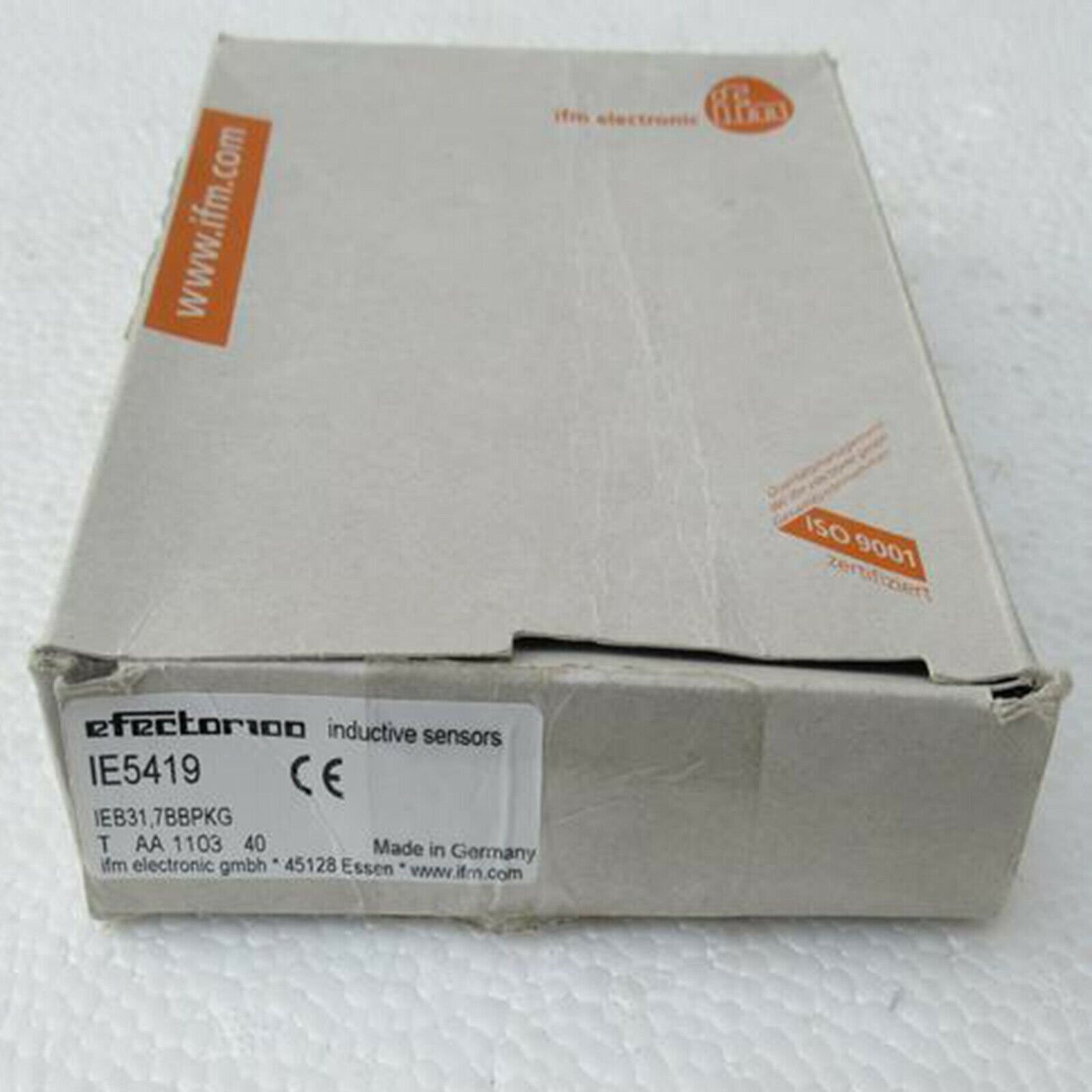 One New For IFM proximity switch IE5419 In Box Fast Ship *lg