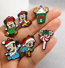 Lot Christmas mickey minnie Metal Charm Pendant DIY earring necklace Jewelry