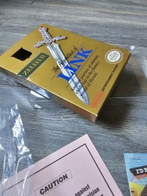 Zelda II: The Adventure of Link 2 Gold NES Nintendo CIB Complete 100% Original💥