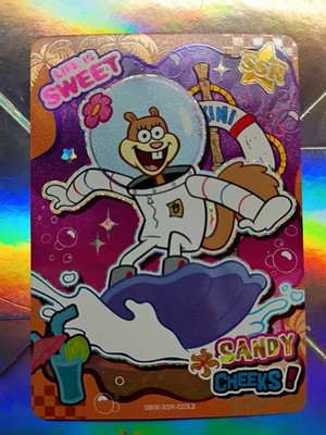 ｢SB00-SSR-022L3｣ SpongeBob SquarePants trading card kayou Sandy Cheeks