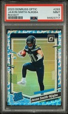 2023 Panini Donruss Optic Rated Rookie Jaxon Smith-Njigba #293 Rocket PSA 9