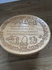 Carved Solid Wooden Child’s Stool