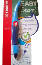 STABILO&reg; B-46843-5 EASY-ergonomischer Tintenroller-Rechtsh&auml;nder- dunkel/hellblau