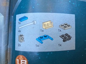 LEGO Star Wars 7190 Millenium Falcon w/mini figures + manual Year 1999