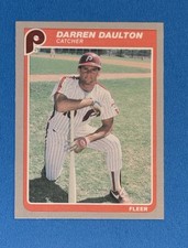 1985 Fleer Update Darren Daulton RC Rookie Card #U-33 Philadelphia Phillies. rookie card picture