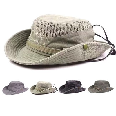 Herren Damen Fischermütze Fischerhut Anglerhut Anglermütze Buschhut Mütze Hut