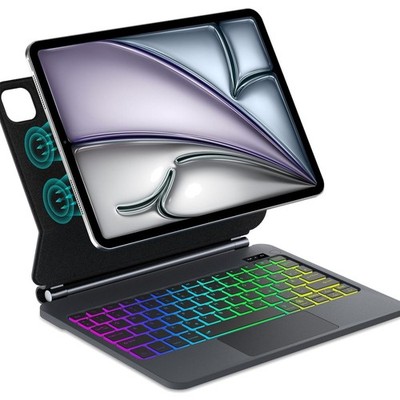 Magic Tastatur für iPad Air 11 Zoll M4/M3/M2, Air 5/4 Gen, Multi Touch Trackpad
