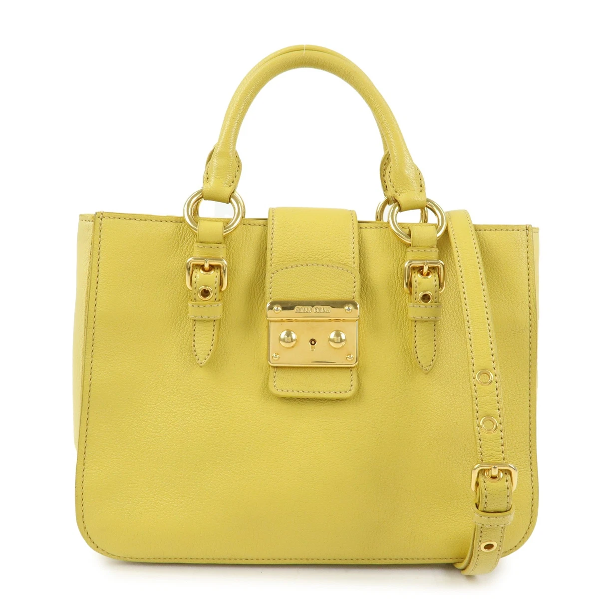 Miu Miu Yellow Bags & Handbags for Women for sale | eBay
