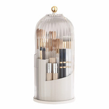 Cosmetic Storage Box Rotary Makeup Brush Tube Lipstick Eye Shadow Container HOT