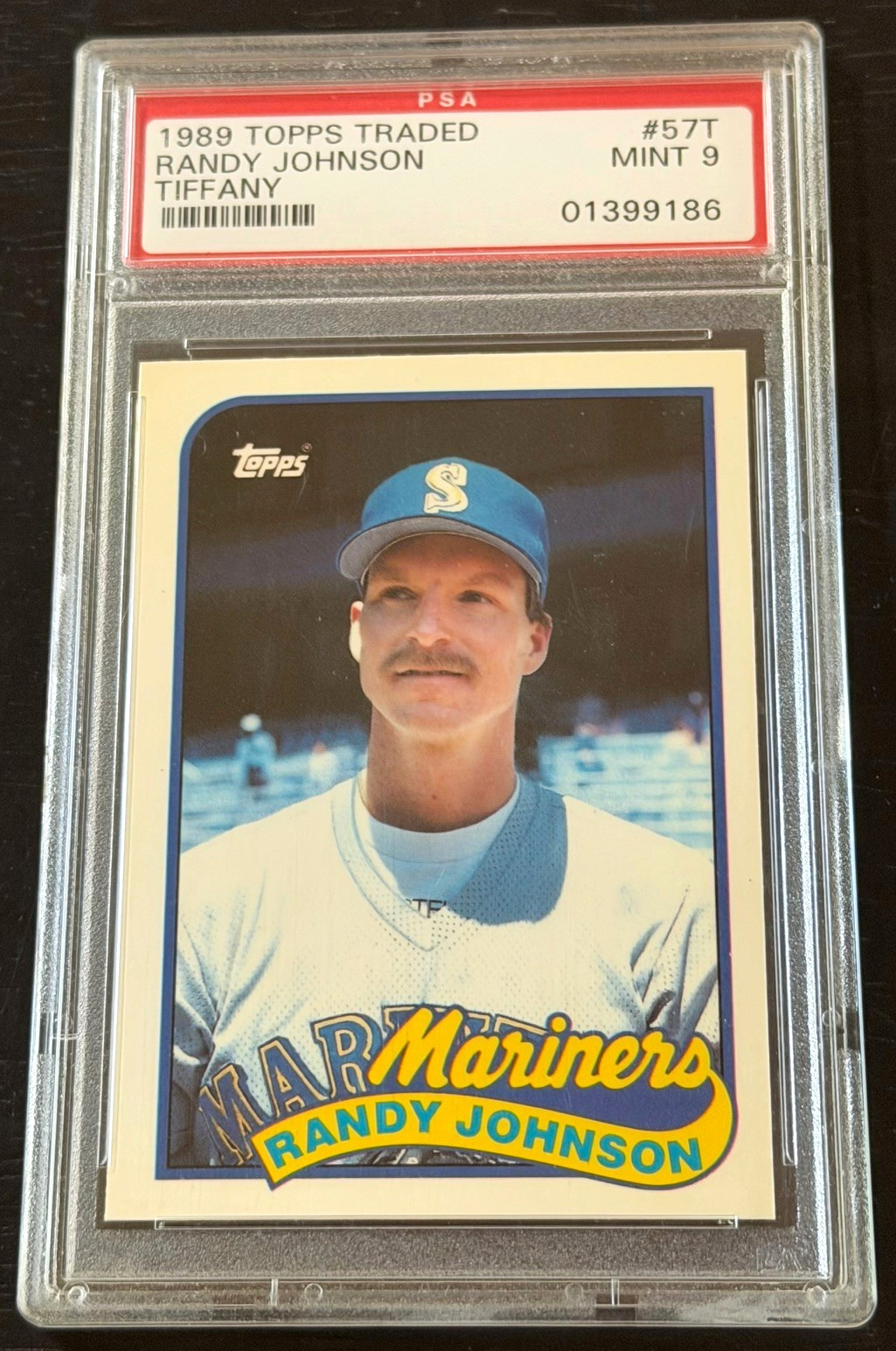 1989 TOPPS TRADED TIFFANY #57T RANDY JOHNSON PSA 9 ROOKIE WE COMBINE SHIPPING