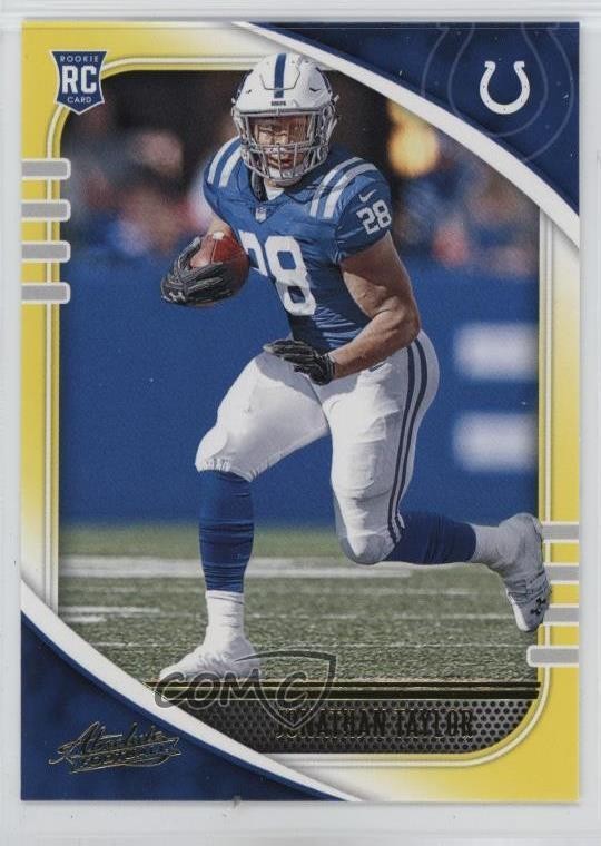 2020 Panini Absolute Rookie Yellow Jonathan Taylor #161 Rookie RC 1p0t