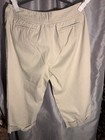 Rafaella Women's Beige Solid Capri Pants Cotton/Spandex Stretch Flat Front — photo 3
