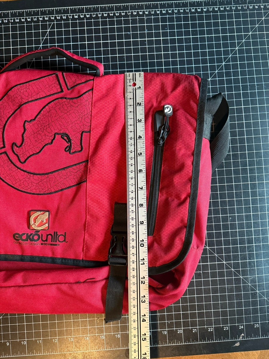 Vintage Y2K Ecko Unltd Red Messenger Bag Graf Laptop Bag | eBay