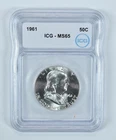 1961 Franklin Half Dollar MS65 ICG *4331