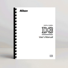 Nikon D3 User's Manual