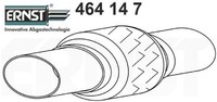 Ernst 464147 Flexrohr FüR Abgasanlage Flexrohr Flexteil FlexstüCk