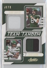 2023 Panini Absolute Holo Silver 37/49 Aaron Rodgers Allen Lazard #TT-NYJ 16wc