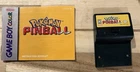 Pokemon Pinball Game Boy Color + Manual Rumble Cart Tested Authentic