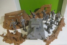 MARX BATTLEGROUND PLAYSET GERMAN ARMY TANK ACCESSORY PLASTIC TOY SOLDIERS