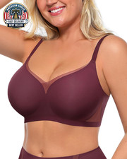 Wireless Bras for Women Comfortable Supportive No Underwire Crossover Bra Soft B