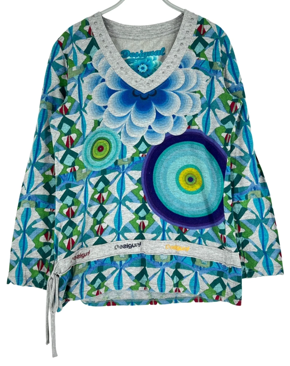 Pull Léger Desigual Taille L - Multicolore - Très Bon état D'occasion