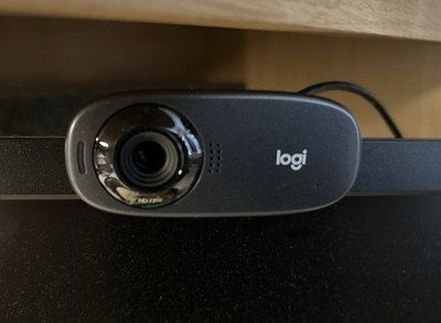 Logitech C310 HD Webcam - Black