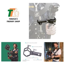 TH02 Steadycam Axis Arm Adapter,Gimbal Vest Rotatable Converter for 12mm 13mm...