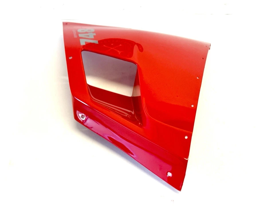 Carenado medio rojo genuino OEM Ducati 996 748 916 cubierta lado derecho 48010401A Foto 3 de 4