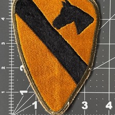 WW2 1st Cavalry Division Snow Back Patch - #1068
