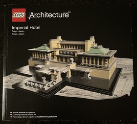 LEGO Architecture Imperial Hotel (21017) Complete - Instructions - Disassembled 