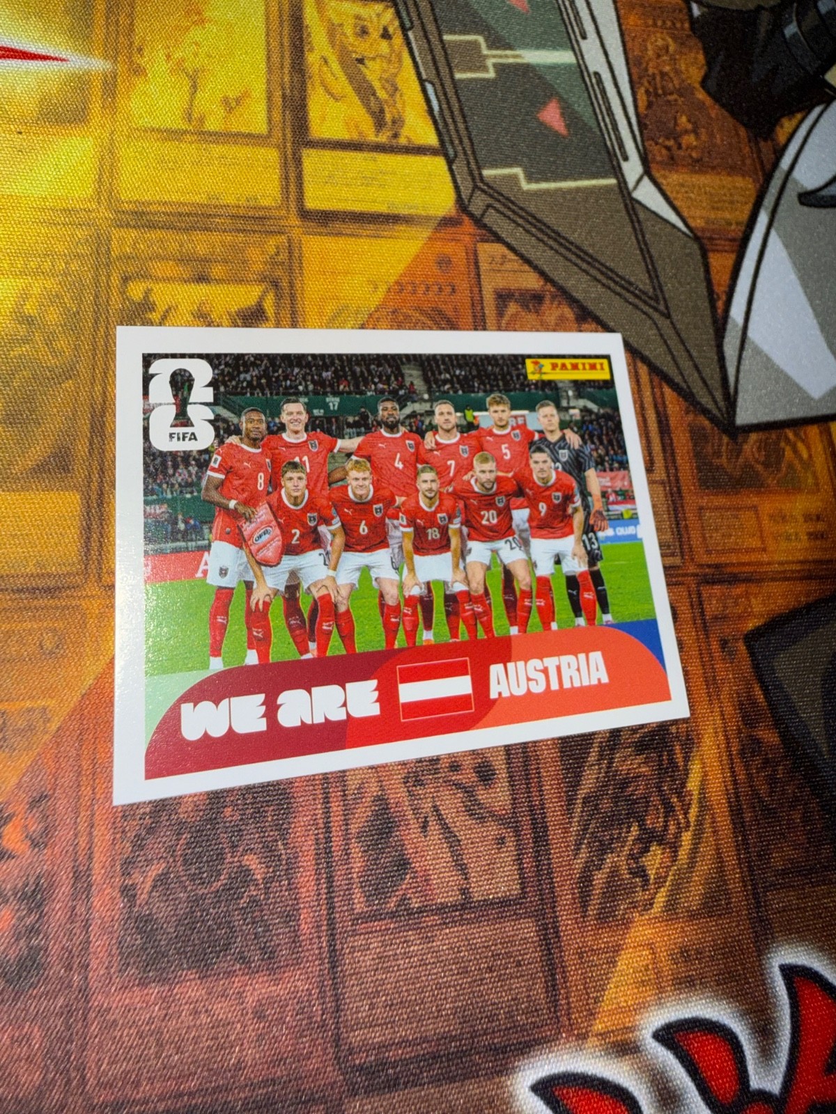 2026 Panini World Cup “We Are Austria” Team Sticker Austria AUT 13