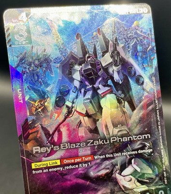 Rey's Blaze Zaku Phantom (Alt Art) GD04-053 R+ Phantom Aria Gundam