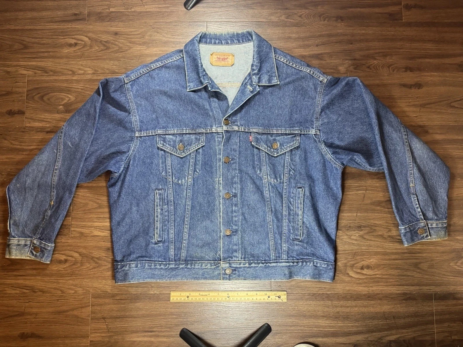 vintage levis denim jacket - Size X-large