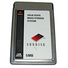 Genuine Rare 5Mb SunDisk SDP-5 Solid State Mass Storage System Card