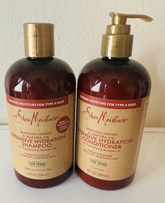 Shea Moisture Intensive Hydration Shampoo & Conditioner 13-Ounce ( Set of 2)