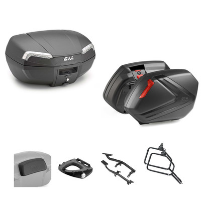 GIVI Kit Bauletto E46NT2 Case V37NN for KLE Versys ABS (FFF-FGF) 2015-2017