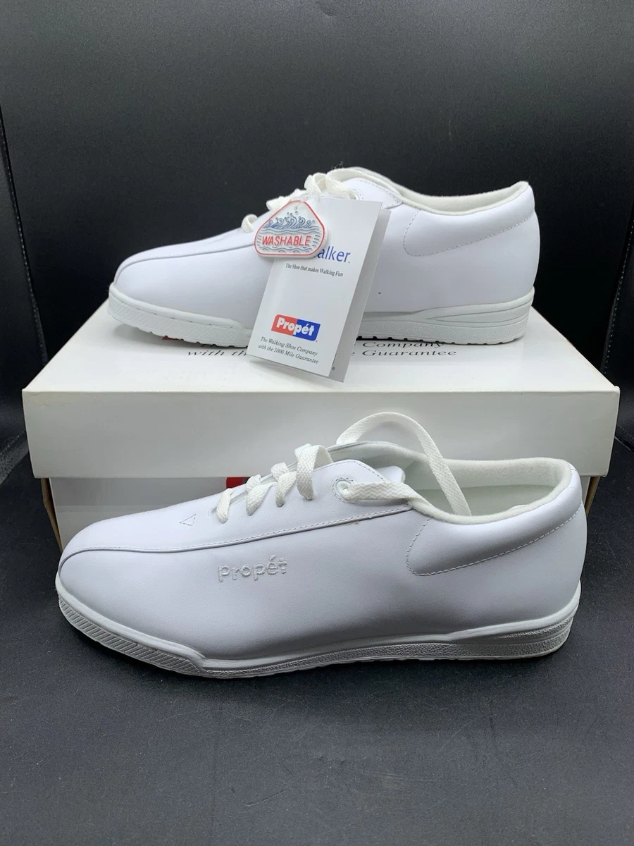 Baskets Femme Propet Caroline W2080 - Blanche, Confort Large (2E), Pointure 9.5 US - Slingback Neuve