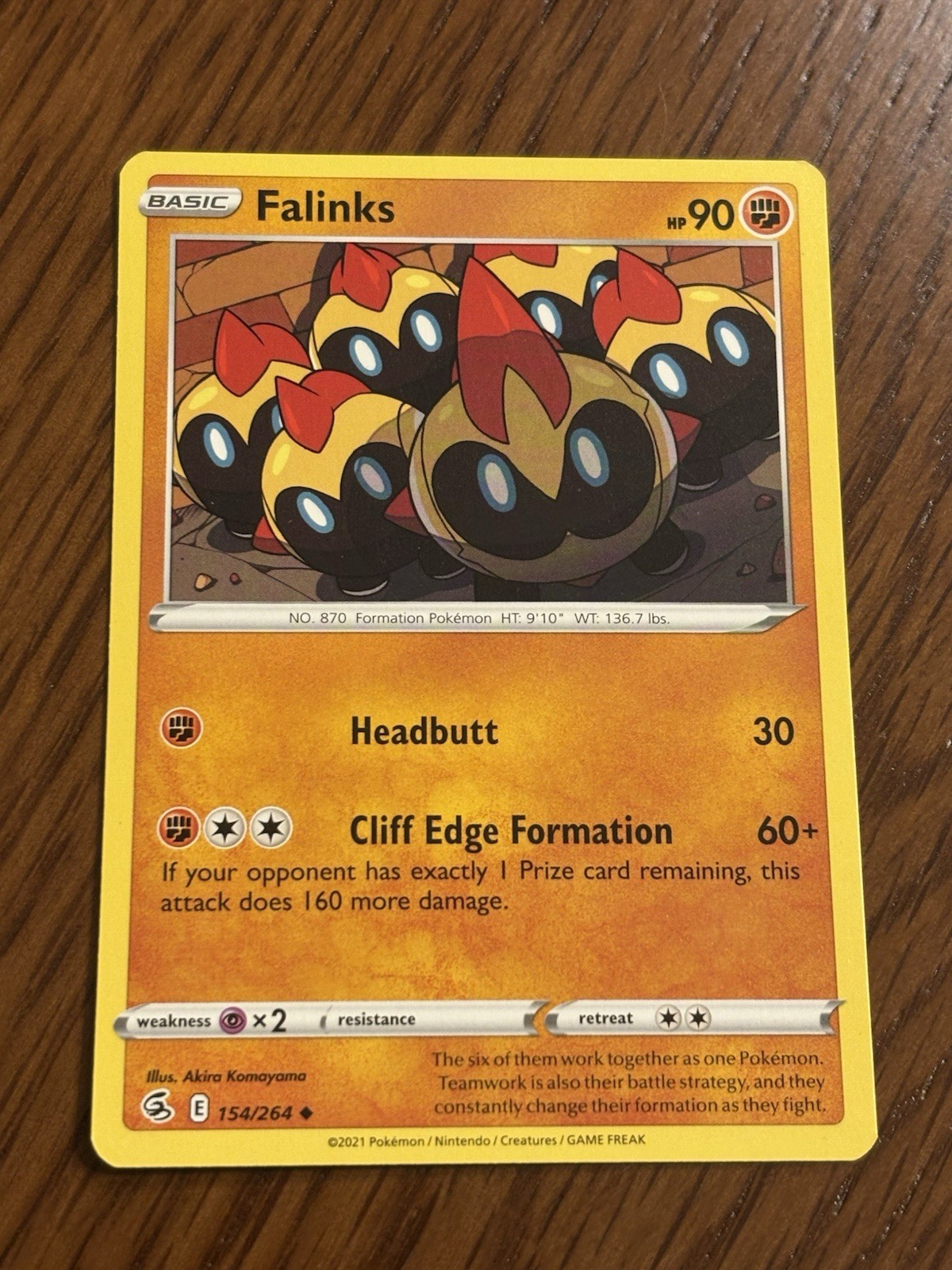 Falinks - 154/264 - Uncommon Pokemon Card