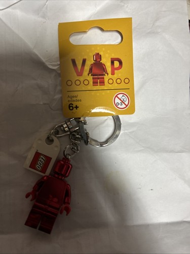 LEGO 5005205 6195777 VIP rote Minifigur Schlüsselanhänger neu mit Etikett | kostenloser Versand am Boden - Bild 1 von 4