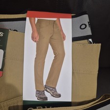 Orvis Pants Tech Pant New 34 X 30 Tan Water Resistant Stretch Fabric