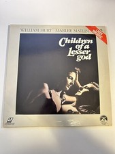 Children of a Lesser God LaserDisc LD 1986 Drama William Hurt Marlee Matlin