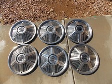 1965 Mustang Hubcaps 14 - Oem Set Of 6 Hubcaps- See Photos For Condition