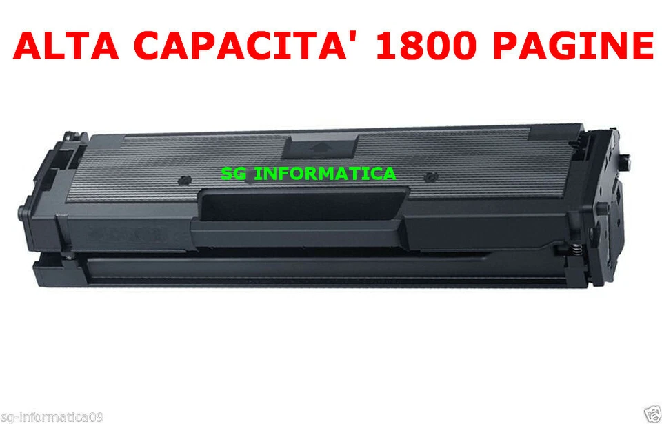 TONER PER SAMSUNG XPRESS M2026 M2026W M2070 M2070FW M2070W MLT-D111L 1800 PAG - Immagine 3 di 4