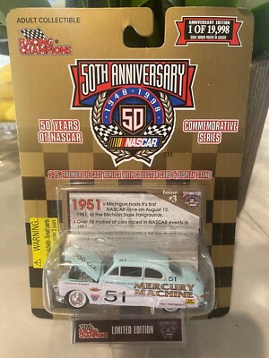 1998 Racing Champions NASCAR 50. Jubiläum Freddy Maschine #51 Mercury Ausgabe 3