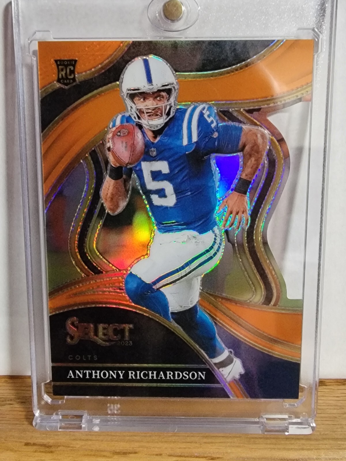 2023 Panini Select Club Level Anthony Richardson RC #297 Orange Die-cut #/399