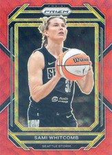 2023 Panini Prizm WNBA SAMI WHITCOMB #31 RED RUBY WAVE PRIZM STORM