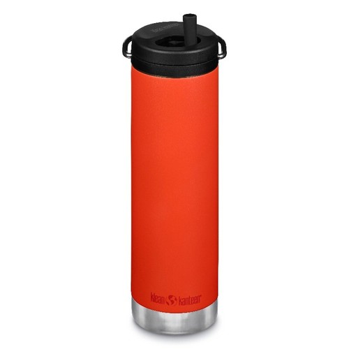 Kanteen 20 fl oz Stainless Steel Insulated Water Bottle Twist Caps Tiger Lily